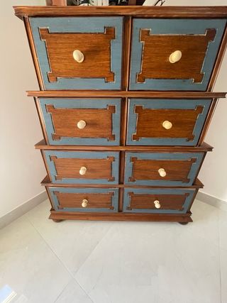 Mueble Cómoda de Madera Nogal