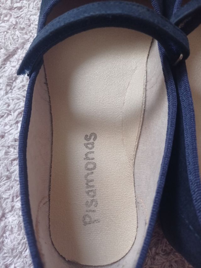 Merceditas azul marino Número 34