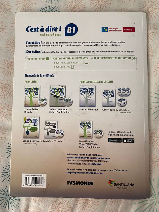 Cuaderno actividades C'est a dire B1