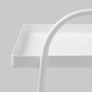 Mesa auxiliar metal Ikea mesilla noche blanco