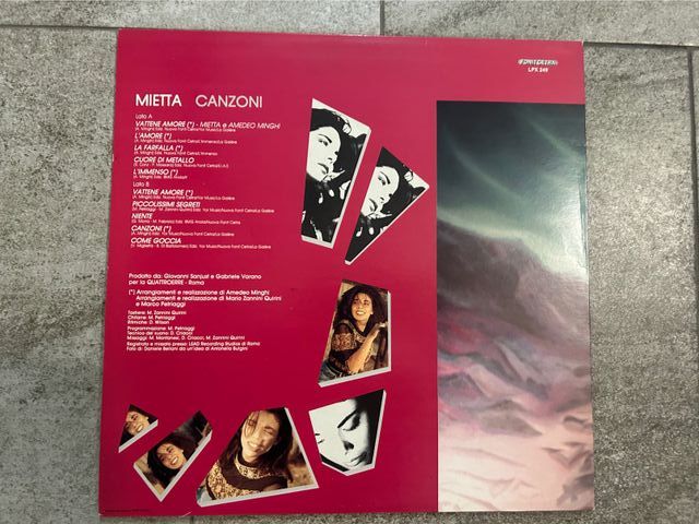 MIETTA - CANZONI