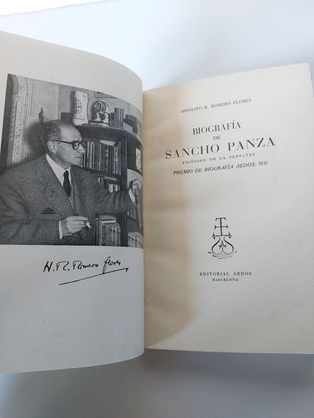 Biografía de Sancho Panza 1951