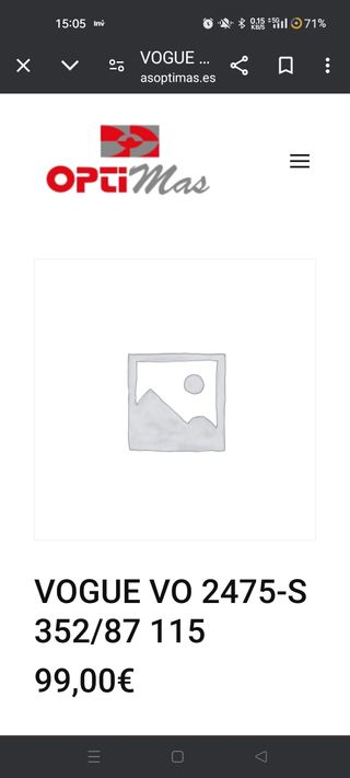 Gafas de sol unisex Vogue