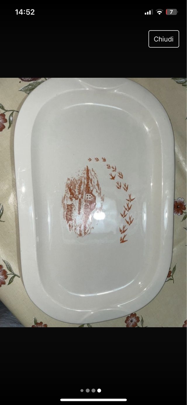 Vassoio del mulino bianco vintage