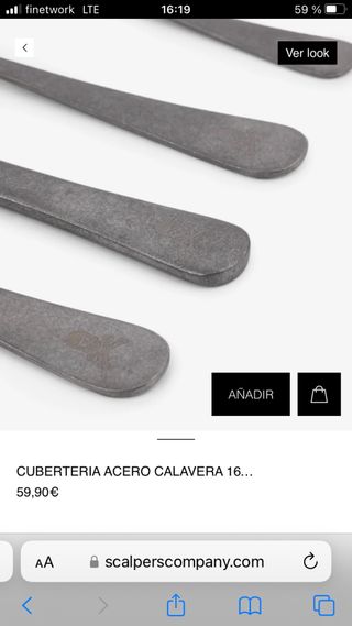 Cubiertos vintage scalpers