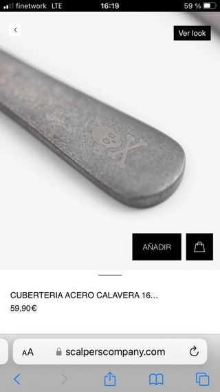 Cubiertos vintage scalpers