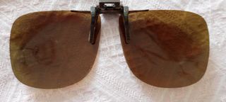 Coppia di lenti antisole per occhiali