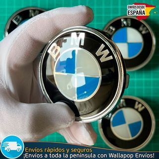 X4 Tapacubos BMW 68mm Tapas de Llantas Emblemas