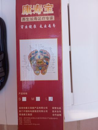 Chanclas hombre de masaje.