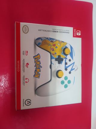 Mando nintendo switch pokemon pikachu 
