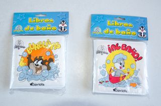 LOTE de 3 Libros para el baño y agua. NUEVOS