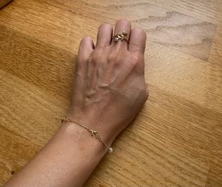 conjunto anillo y pulsera majorica Juliette