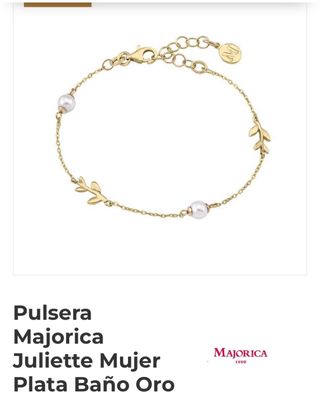 conjunto anillo y pulsera majorica Juliette