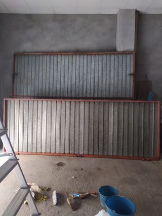 Portalon abatible + puerta