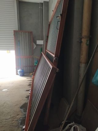 Portalon abatible + puerta