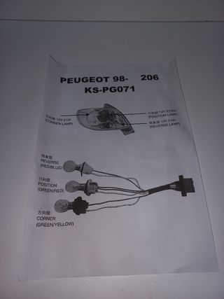 Faro izdo Peugeot 