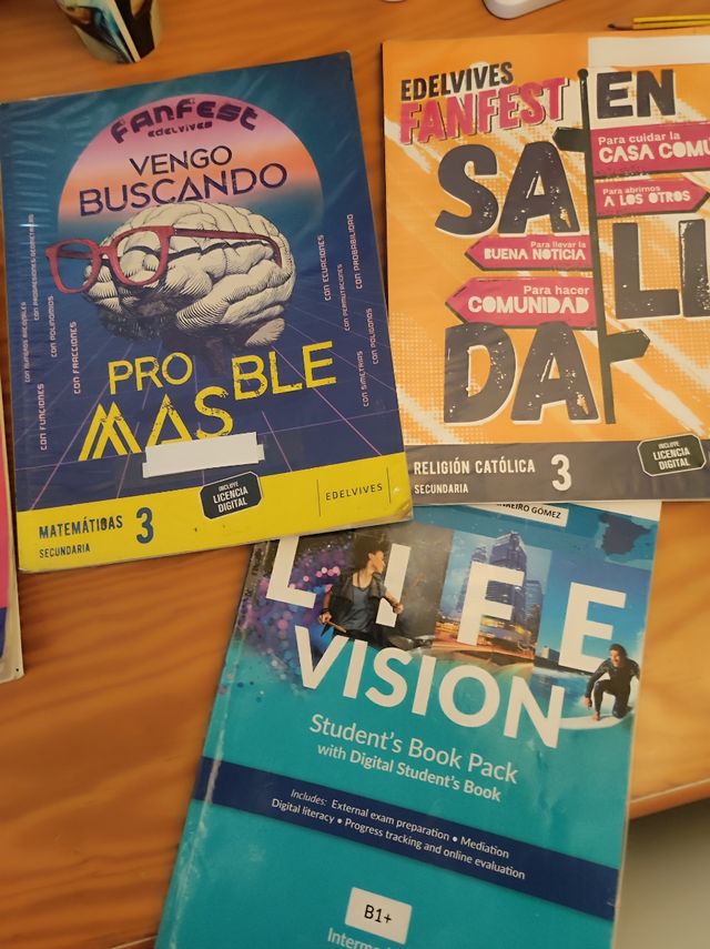 Libros de 3 y de 4 de la ESO