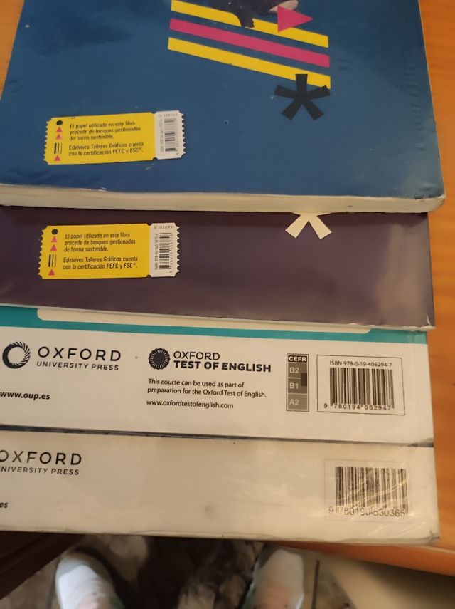 Libros de 3 y de 4 de la ESO