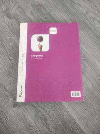 Libro 2 bachillerato Geografía 