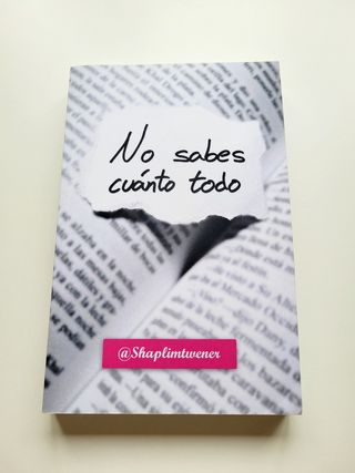 Libro no sabes cuanto todo