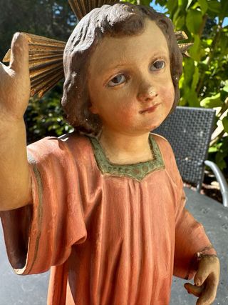 Figura del niño Jesús (fabricado en Olot)