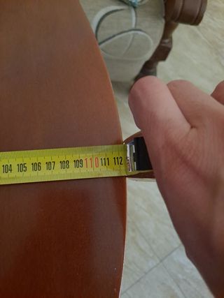 Mesa maciza camilla de madera de haya
