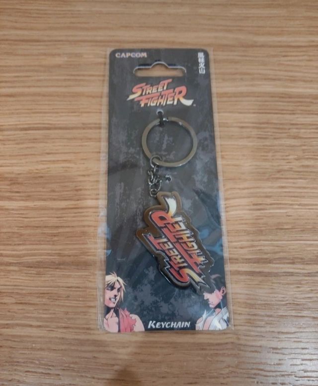 Llavero Metal Street Fighter Logo