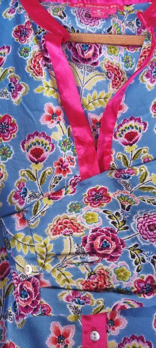 Camisa mujer M Flamenco 🦩