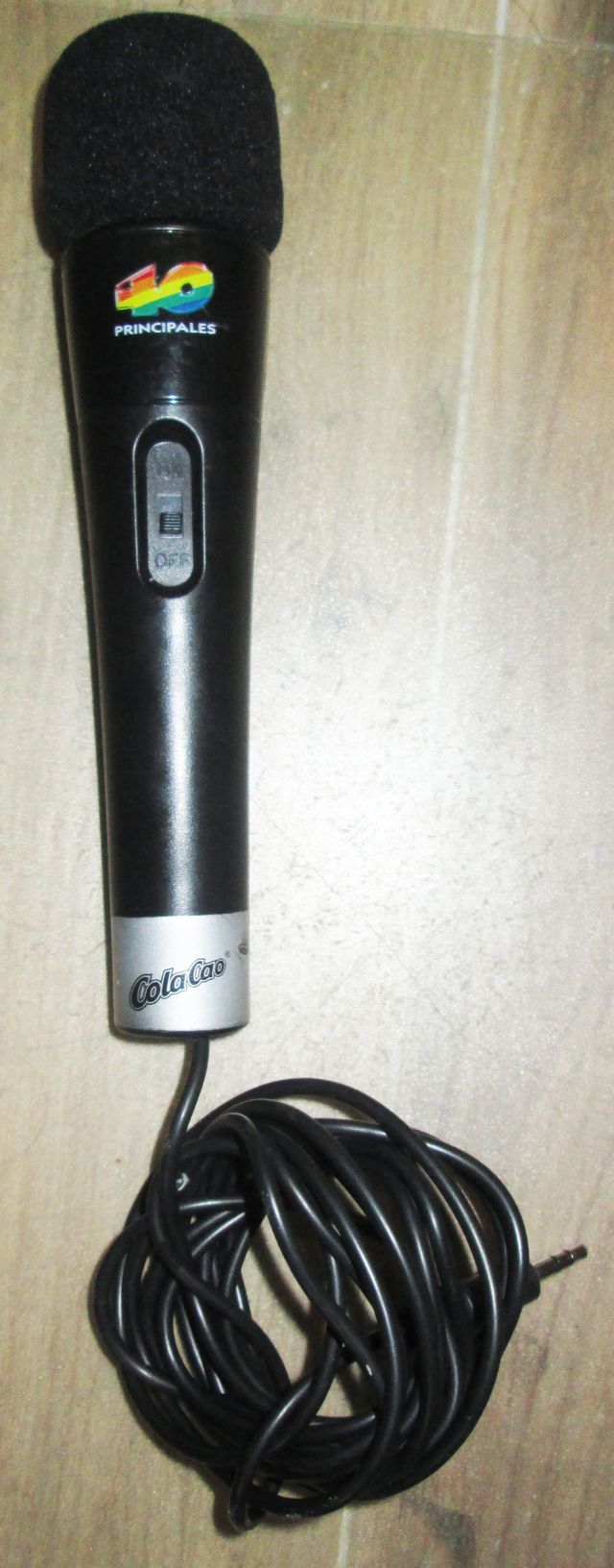Microfono Cola-Cao 40 Principales.