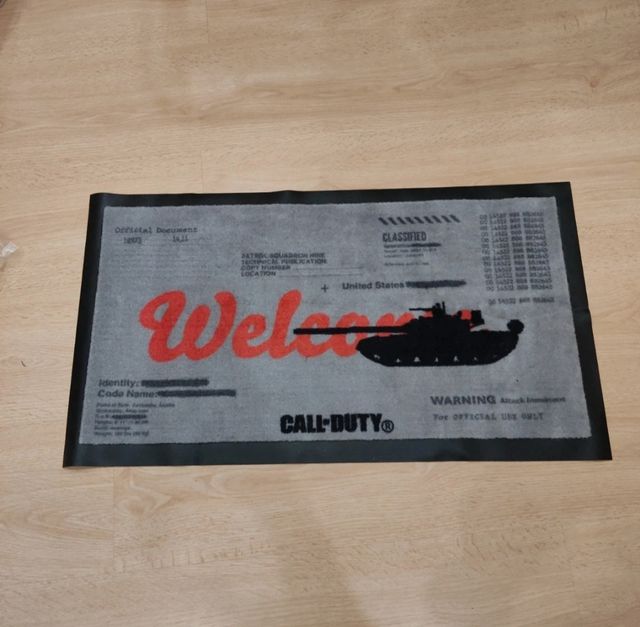 Felpudo Call of Duty Welcome