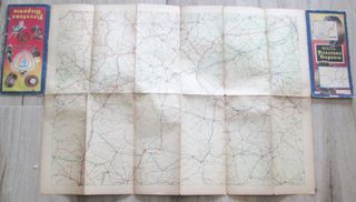 Lote 10 Mapas Vintage Firestone Hispania.