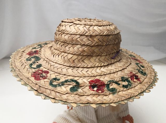 Sombrero de paja vintage para Nancy. Muy antiguo