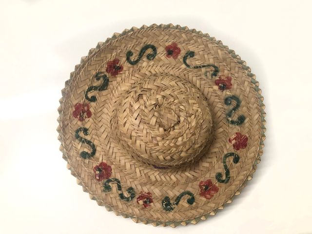 Sombrero de paja vintage para Nancy. Muy antiguo