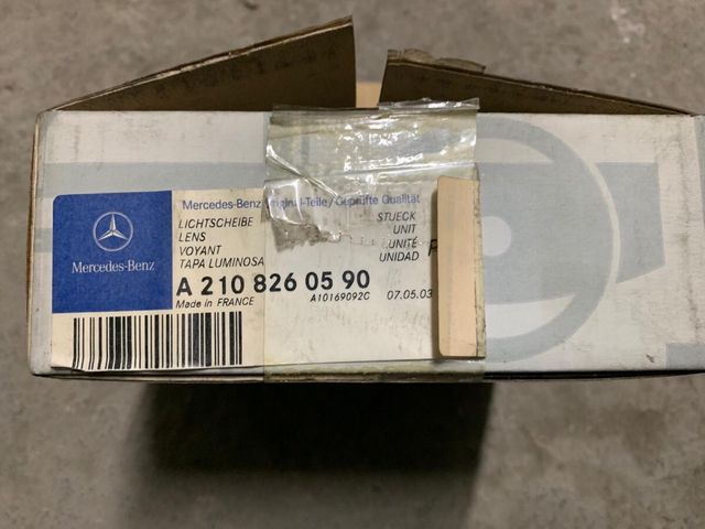 Cristal NUEVO antiniebla izquierdo Mercedes W210
