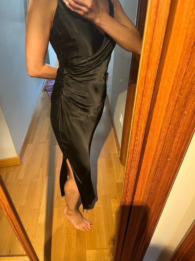 Vestido lencero Zara