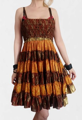 Abito etnico seta e viscosa