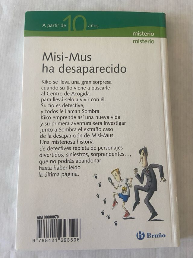 Libro infantil Misi-Mus ha desaparecido