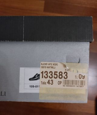Zapato vestir Martinelli - N°43