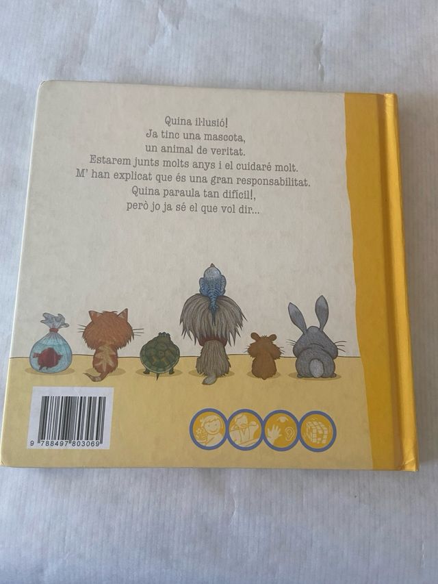Libro infantil la meva mascota.