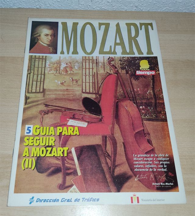 MOZART - COMPLETO FASCICULOS, CASSETTE Y VIDEO VHS