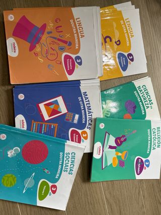 Lote libros de texto 3 primaria