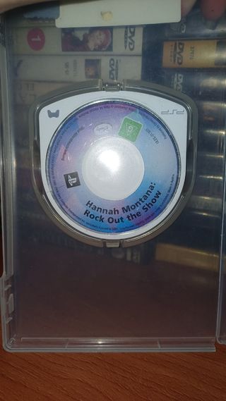 Juego para la psp de hannah montana