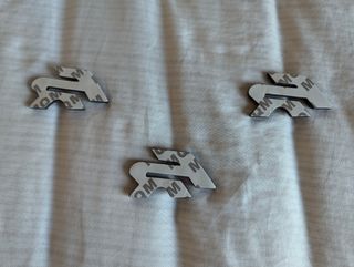 Emblema Seat FR Preto e Vermelho