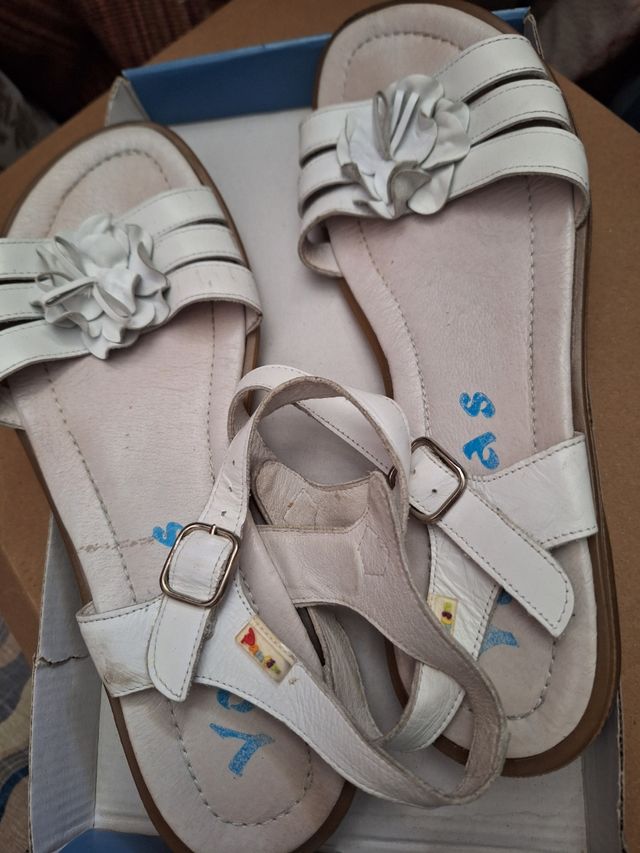 Sandalias de piel n.37