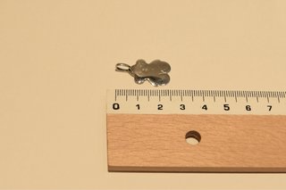 COLGANTE DE ORO BLANCO 18K/3.5Gr
