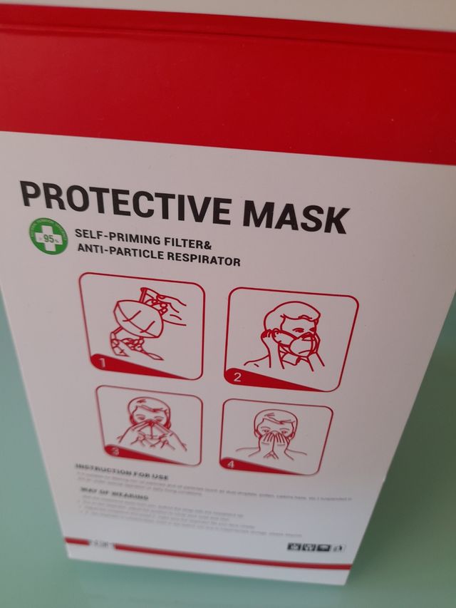 Mascarillas  protectoras KN95. 30 Uds