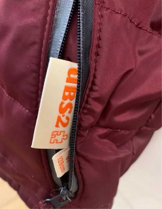 Chaleco reversible 128cm Como nuevo