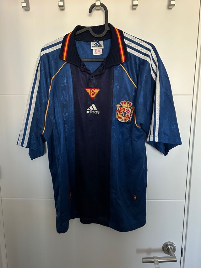 Camiseta España Mundial 1998 Talla S Azul