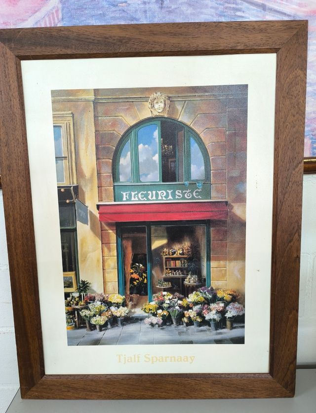 Cuadro de floristería