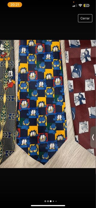 Corbatas Disney lote 6 corbatas